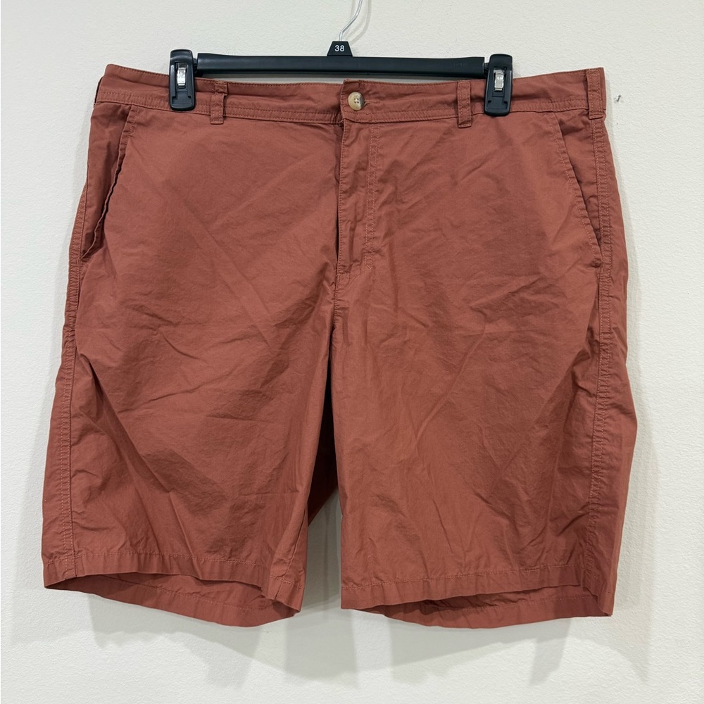 Columbia Men's Brick Red Flat Front Shorts